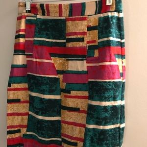 Anthropologie dolce vita skirt size 4 multi color
